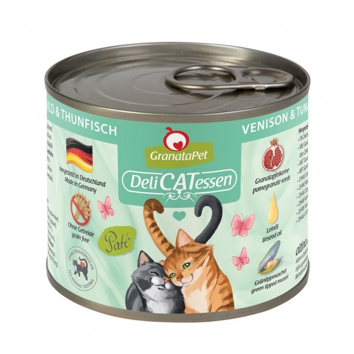 GranataPet Delicatessen Dose Wild & Thunfisch - 200 g