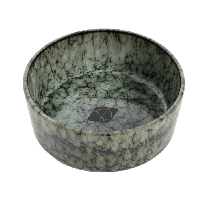 D&D Trendy Napf Jasper green marble - 20 cm