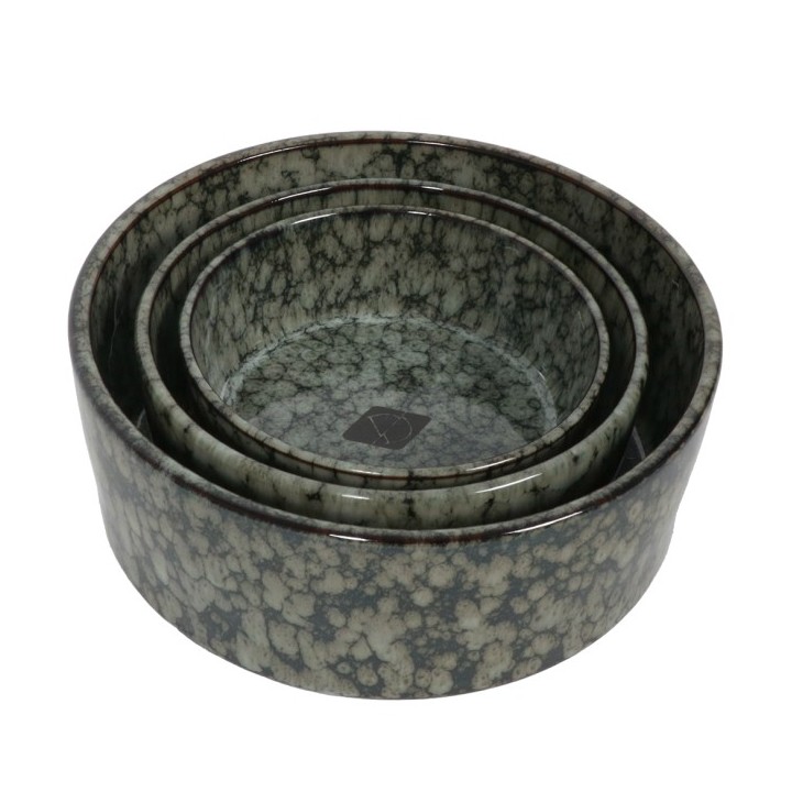 D&D Trendy Napf Jasper green marble - 20 cm