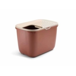 Savic Katzentoilette Hop In - champagner/toskanarot