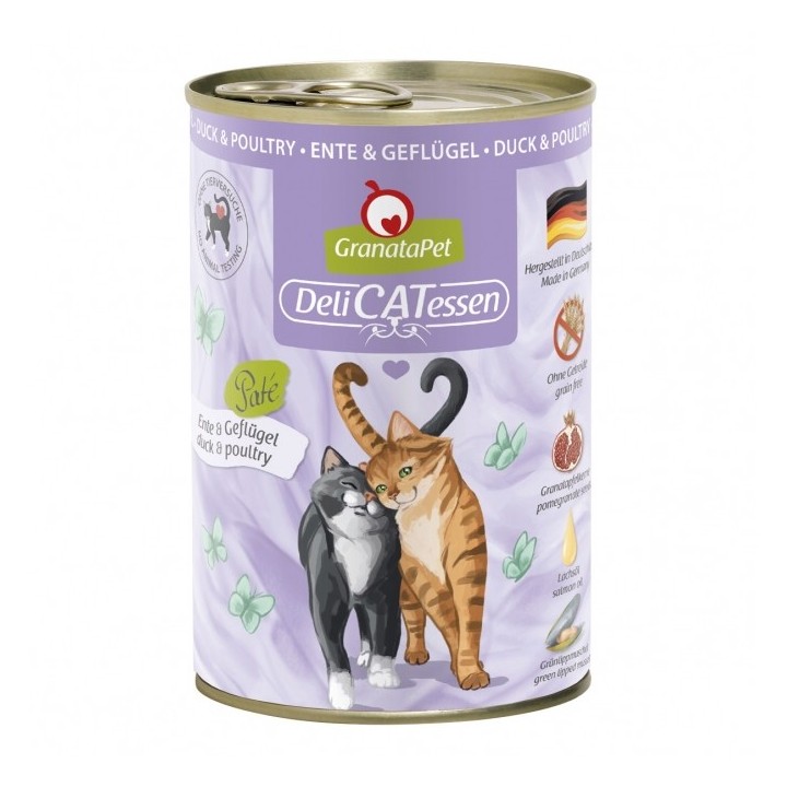 GranataPet Delicatessen Dose Ente & Geflügel - 400 g