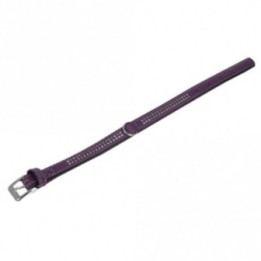 Karlie Vintage Strass-Halsband - Violett - 3-reihig 55cm/30mm