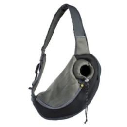 EBI Fronttasche Sarah Crazy Paws - Schwarz - M - 34x19x475cm - max. 5kg
