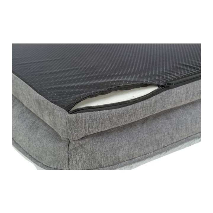 Trixie Vital Bett Lino Soft - grau/hellgrau - 70 × 55 cm