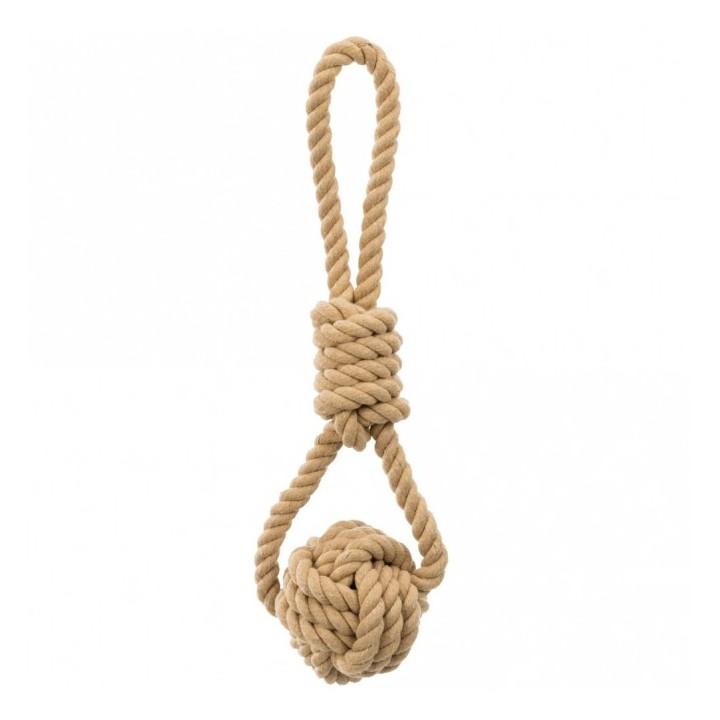 Trixie BE NORDIC Spieltau mit eingeflochtenem Ball - ø 7/20 cm