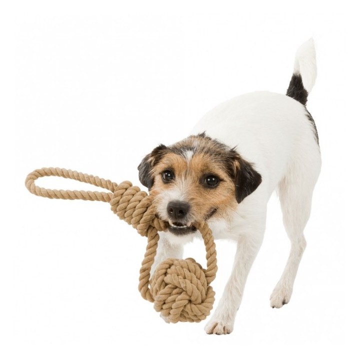 Trixie BE NORDIC Spieltau mit eingeflochtenem Ball - ø 7/20 cm