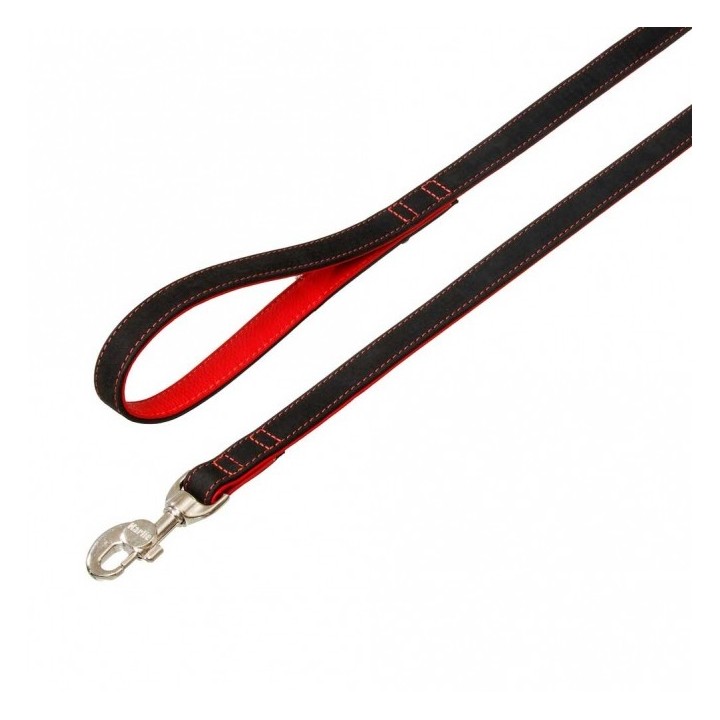 Karlie Buffalo Ultra Leine - Schwarz/Rot - 25 mm / 100 cm