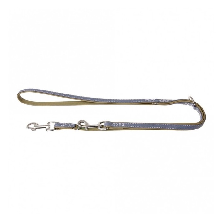 Karlie Vintage Trend Leine - Rauchblau/Moosgrün - 200cm / 22mm