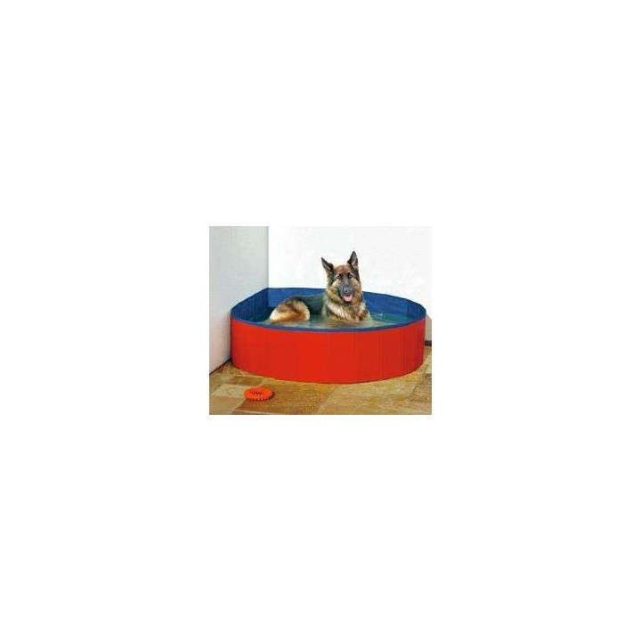 Karlie DOGGY POOL der Swimmingpool für Hunde - Rot-Blau - 120 cm