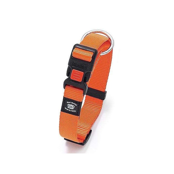 Karlie ASP Halsband verstellbar - Orange - 40 mm 55-75 cm