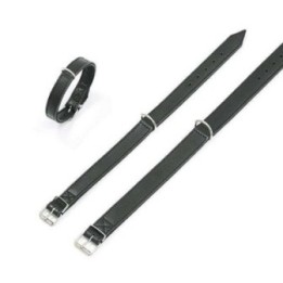 Karlie RONDO Halsband genäht - Schwarz - 22 mm 37 cm