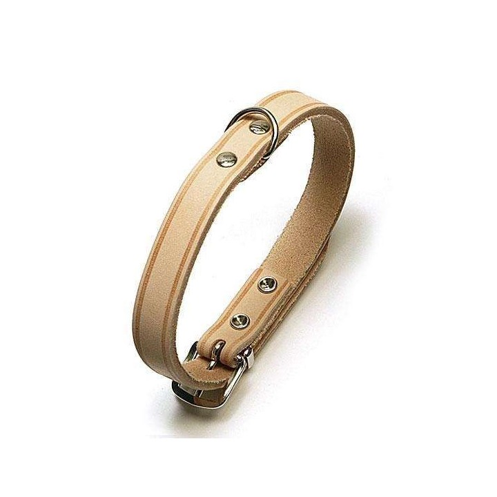 Karlie RONDO Halsband genietet - Natur - 20 mm 57 cm