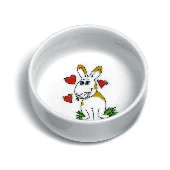 Karlie Runder Keramik-Napf für Kaninchen - 300 ml