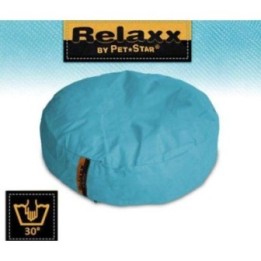 Pet-Star RELAXX Kissen - Rund 70 cm - Hellblau