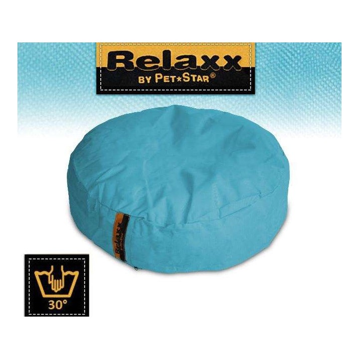 Pet-Star RELAXX Kissen - Rund 70 cm - Hellblau