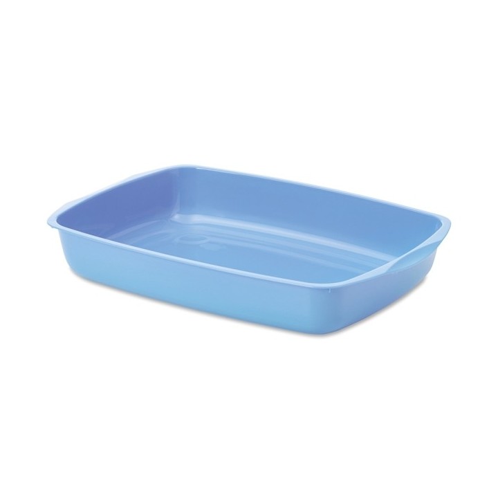 Savic Katzentoilette flach - blau/rosa