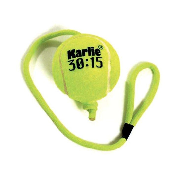Karlie Tennisball mit Seil - 8 cm