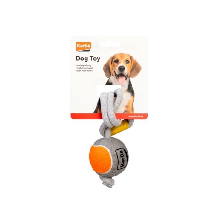 Karlie Tennisball mit Seil - 8 cm