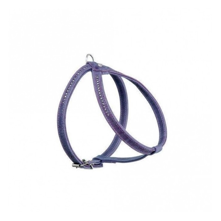 Karlie Buffalo Denim Strass Geschirr - Lavendel - 25-32 cm
