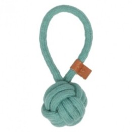 D&D Knotenball mit Schlaufe Harper - blau - 185 x 6cm