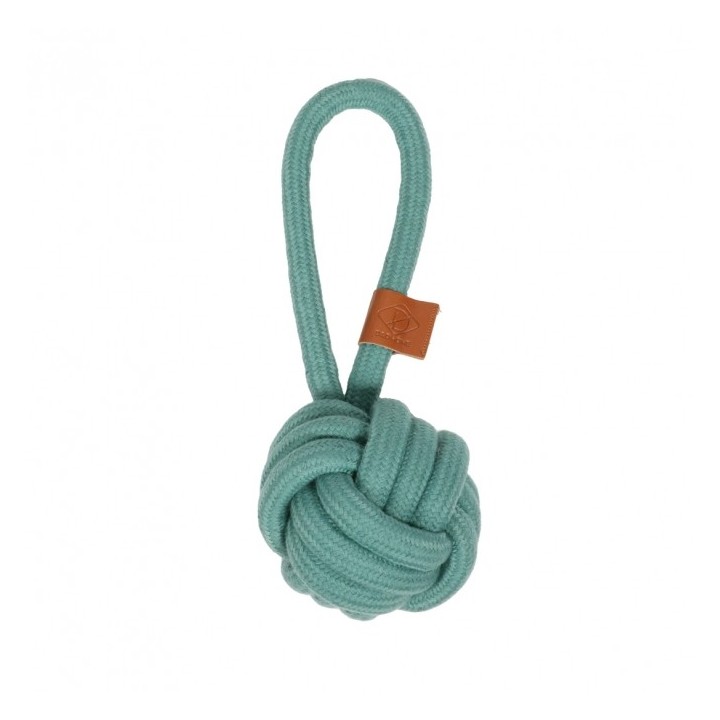 D&D Knotenball mit Schlaufe Harper - blau - 185 x 6cm