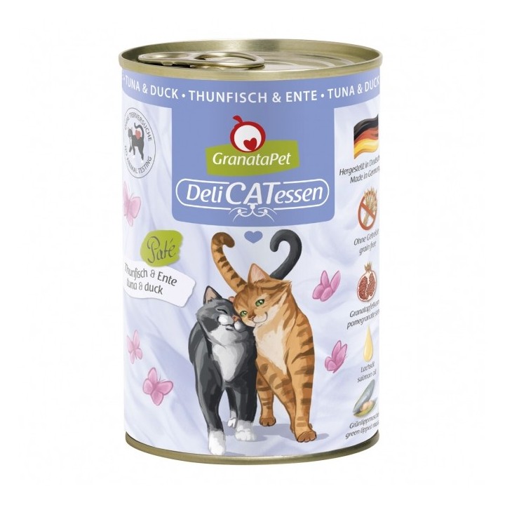 GranataPet Delicatessen Dose Thunfisch & Ente - 400 g
