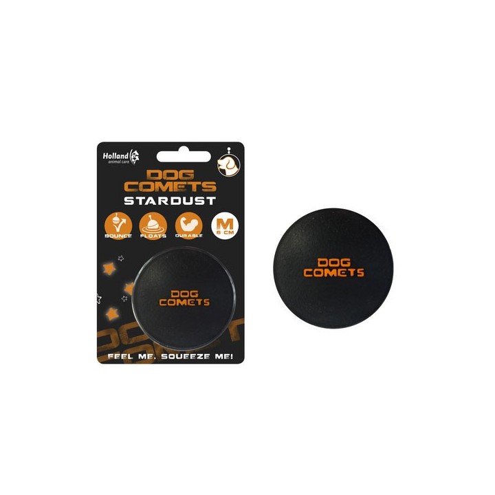 Dog Comets Ball Stardust - Schwarz/Orange