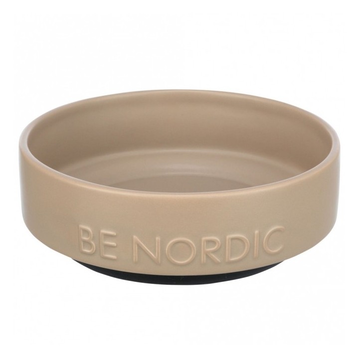 Trixie BE NORDIC Keramiknapf für Hunde - taupe/05l