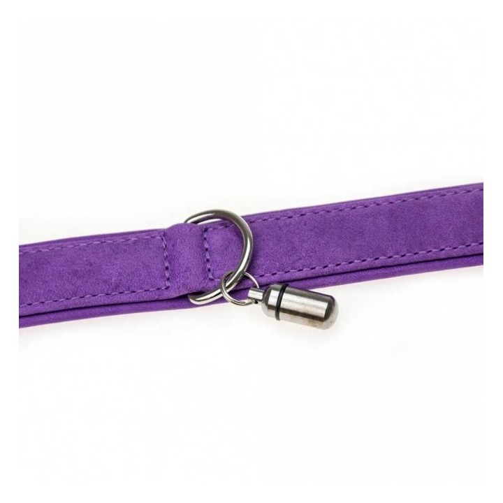 Karlie Halsband Buffalo aus Kalbsleder - Lila - 65 cm/40 mm