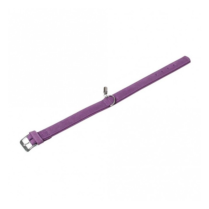 Karlie Halsband Buffalo aus Kalbsleder - Lila - 55 cm/30 mm