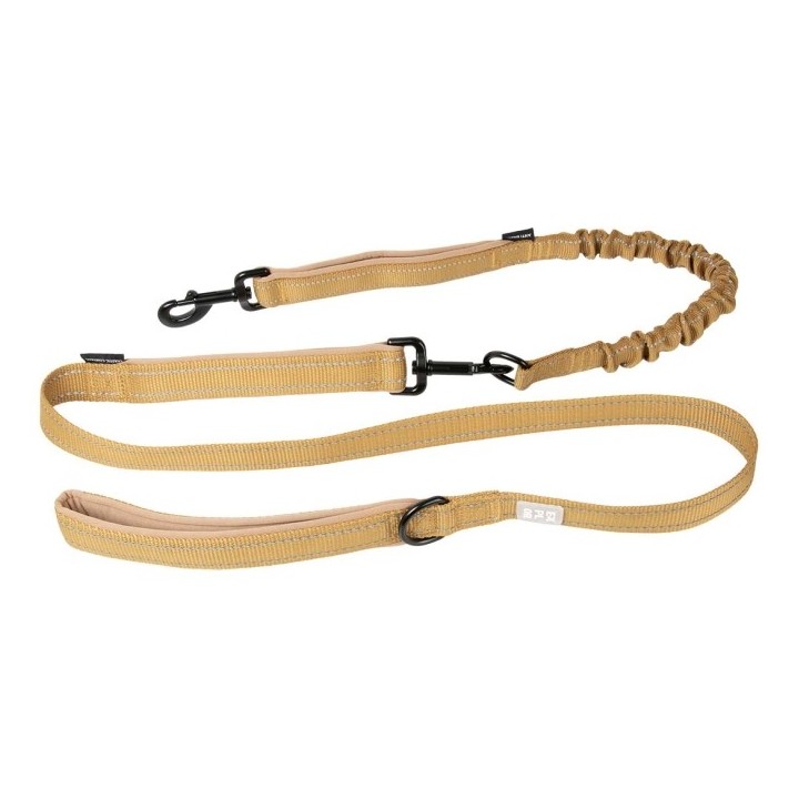 Duvoplus EXPLOR Ultimate Fit 2in1 Leine Classic - honey gold - 180cm - 25mm