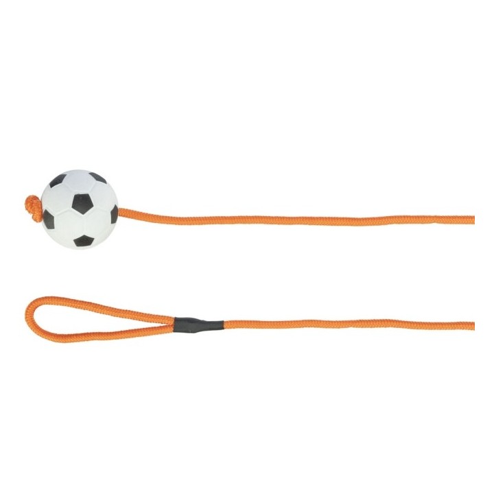 Trixie Moosgummiball am Seil - 6 cm / 1 m