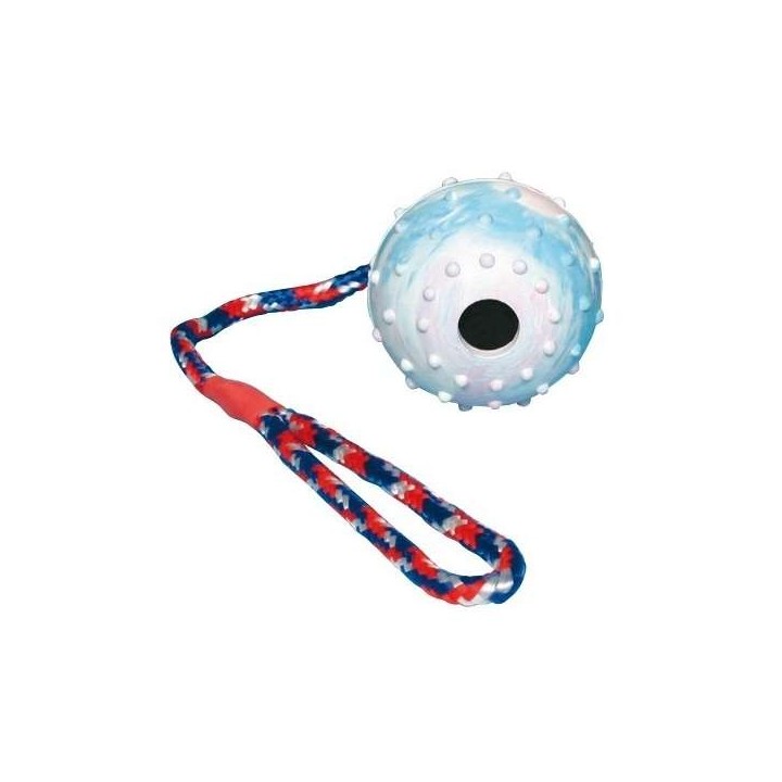 Trixie Naturgummiball am Seil - 7 cm / 30 cm