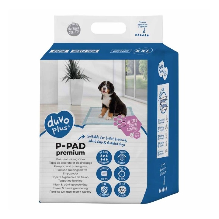 Duvoplus Welpenunterlagen Premium Geruchskontrolle - 30st - 30x45cm