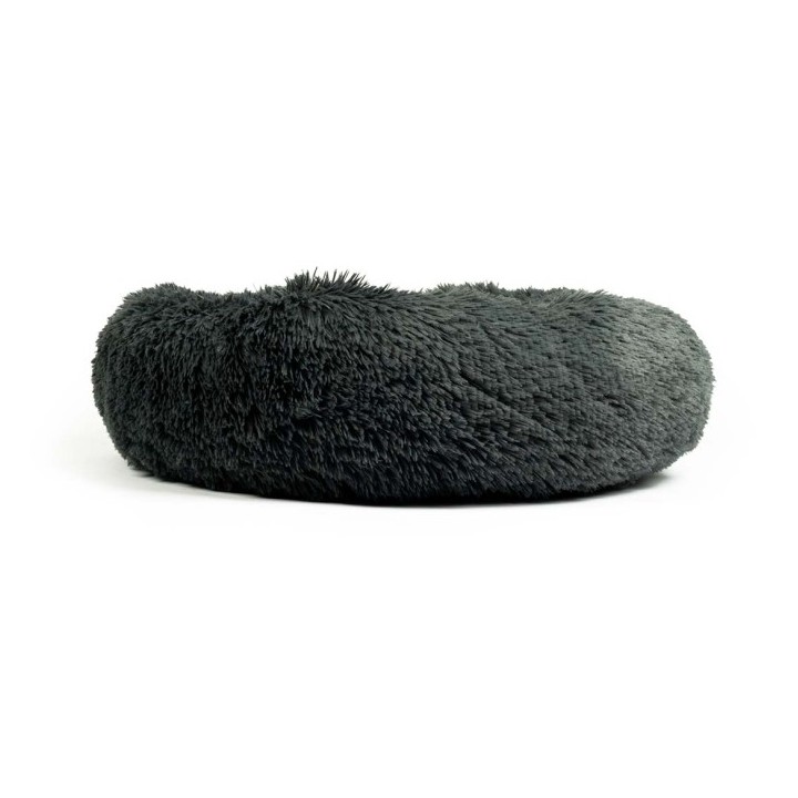Duvoplus Donutbett Snug - dunkelgrau - M - 65x65x15cm