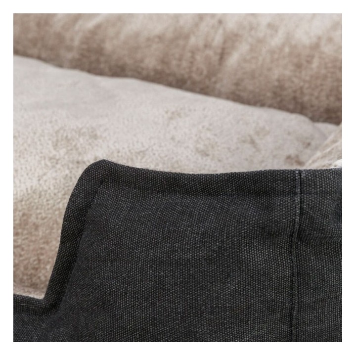 Trixie BE NORDIC Bett Föhr - schwarz/sand - 60 × 50 cm