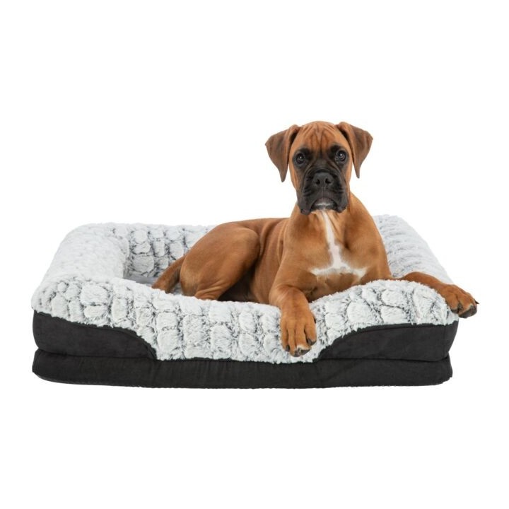 Trixie Vital Bett Lino - schwarz/grau - 90 × 65 cm