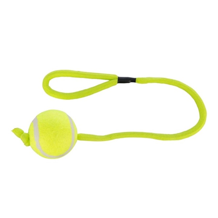 Trixie Tennisball am Seil - 6 cm / 50 cm