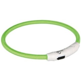 Trixie Flash Leuchtring USB Grün - XS-S 