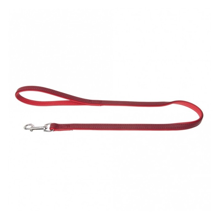 Karlie Vintage Trend Leine - Dunkelrot/Rot - 110cm / 14mm