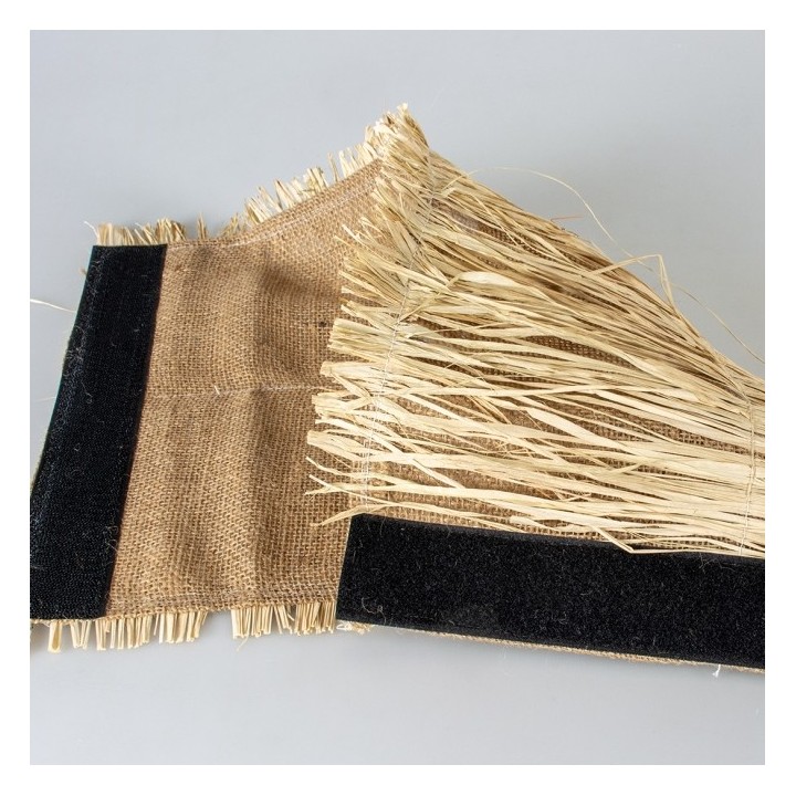 Duvoplus Nagertunnel aus Leinen/Gras - 20 x 9 x 10cm