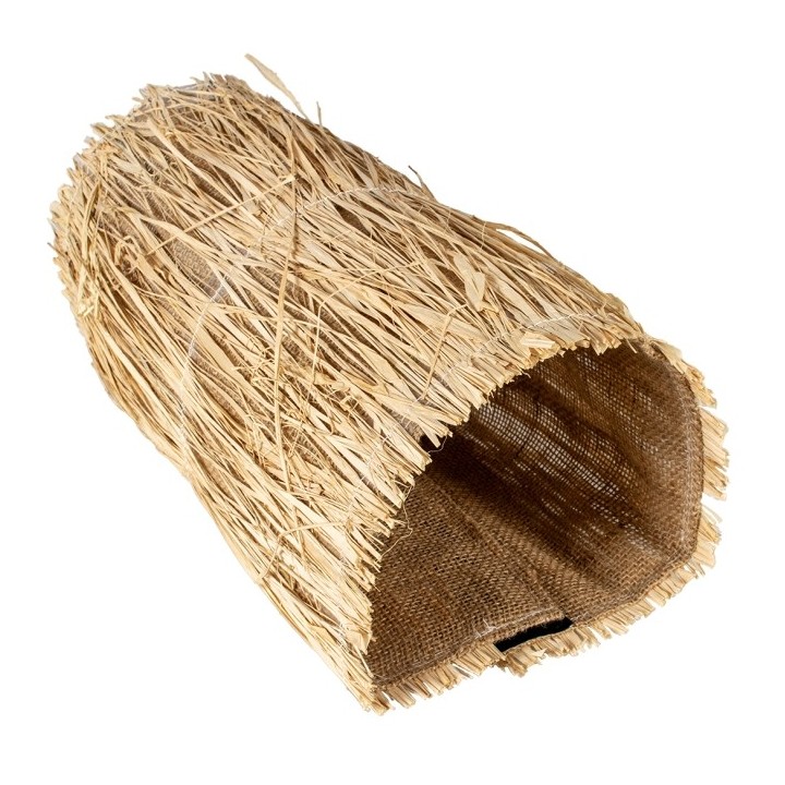 Duvoplus Nagertunnel aus Leinen/Gras - 38 x 19 x 16cm