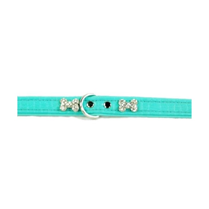 Hunter Halsband Cropue Bone Türkis - XS