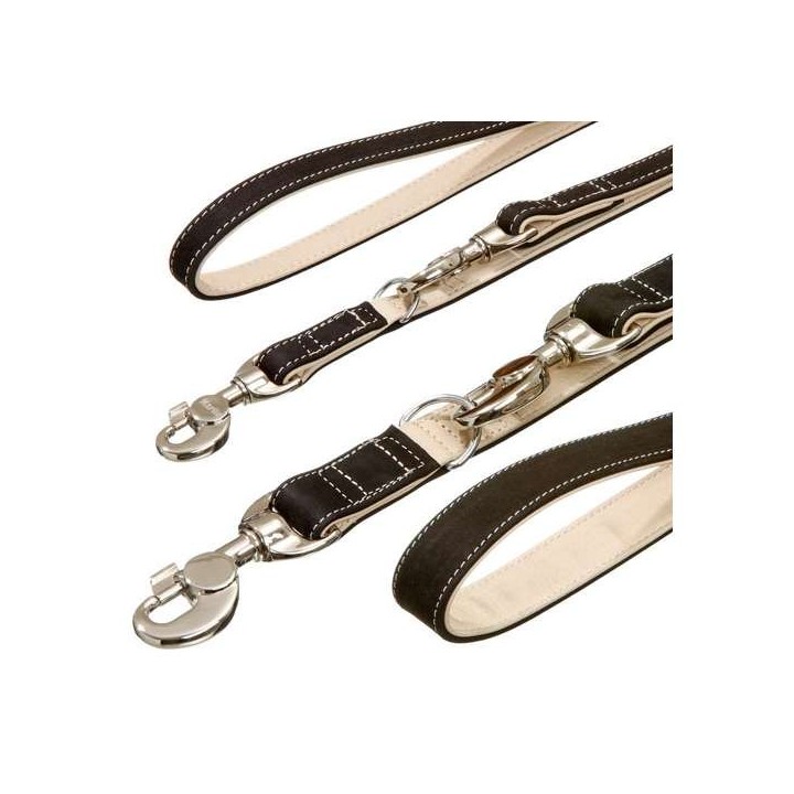 Karlie Buffalo Ultra Führleine - Schwarz/Hellbeige - 15 mm / 200 cm