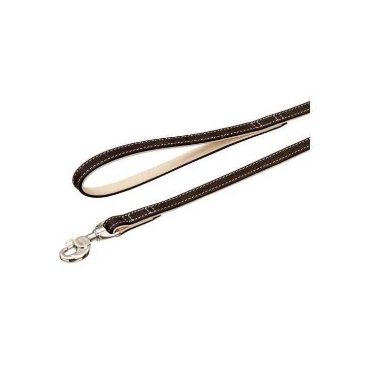 Karlie Buffalo Ultra Leine - Schwarz/Hellbeige - 25 mm / 100 cm