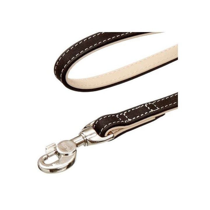 Karlie Buffalo Ultra Leine - Schwarz/Hellbeige - 25 mm / 100 cm
