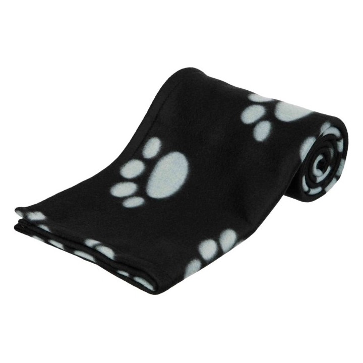 Trixie Fleecedecke Barney - 150 x 100cm schwarz-beige