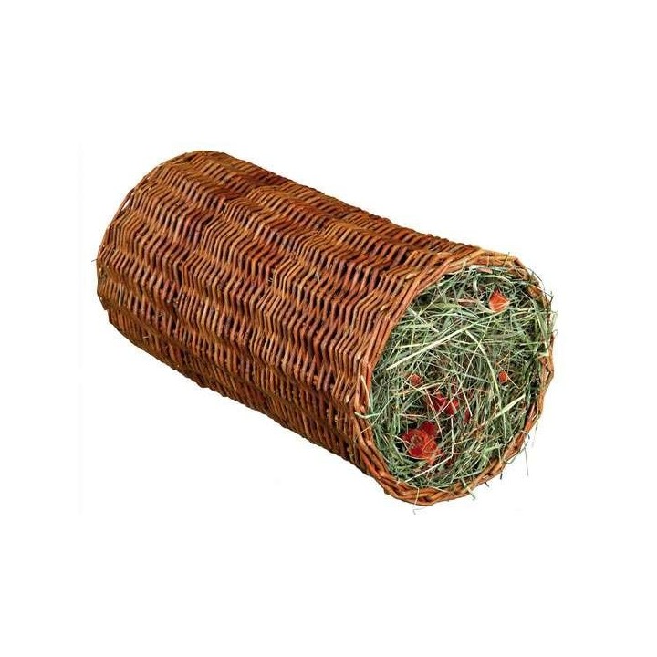 Trixie Pure Nature Weidentunnel mit Heu - 15 x 33 cm