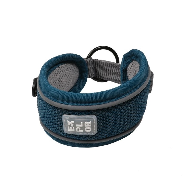 Duvoplus EXPLOR Ultimate Fit Control Halsband Classic - petrol blue - XS - 30-33cm