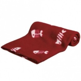 Trixie Fleecedecke Beany - bordeaux 100 x 70 cm